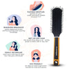 Majestique 8 Row Flat Series Hair Brush 1 Piece