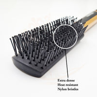Majestique 8 Row Flat Series Hair Brush 1 Piece