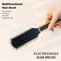 Majestique 8 Row Flat Series Hair Brush 1 Piece
