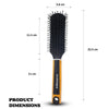 Majestique 8 Row Flat Series Hair Brush 1 Piece