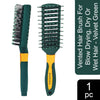 Majestique Vented Hair Brush For Blow Drying Velvet Green 1 Piece