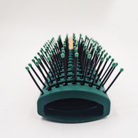 Majestique Vented Hair Brush For Blow Drying Velvet Green 1 Piece