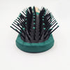 Majestique Styling Brush For Curly Hair 7 Row Velvet Green 1 Piece