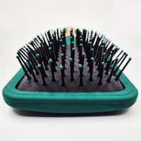 Majestique Paddle Brush with A Large Cushion - Velvet Green 1 Piece