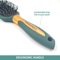 Majestique Detangler Hair Brush Velvet Green 1 Piece