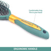 Majestique Detangling Brush For Curly Hair Velvet Green 1 Piece