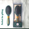 Majestique Detangling Brush For Curly Hair Velvet Green 1 Piece