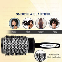 Majestique Round Hair Brush For Blow Drying 2.5 Inch 1 Piece
