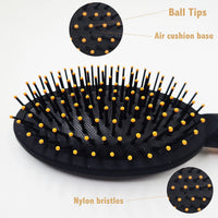 Majestique Crown Series Oval Shape Detangling Brush 1 Piece