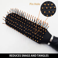 Majestique Crown Series Flat Hair Brush 1 Piece