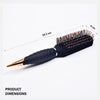 Majestique Slim Luxe Roller Brush For Exclusive Cone Tip Handle Black 1 Piece