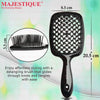 Majestique Ultra-Soft Large Detangler Brush Assorted 1 Piece