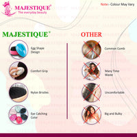 Majestique Egg Shape Detangling Hair Brush 1 Piece