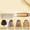 Majestique Wide Tooth Comb Golden 1 Piece