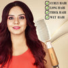 Majestique Wide Tooth Comb Golden 1 Piece