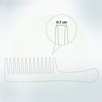Majestique Hair Detangling Comb With Wide Teeth Assorted 1 Piece