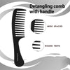 Majestique Hair Detangling Comb With Wide Teeth Assorted 1 Piece