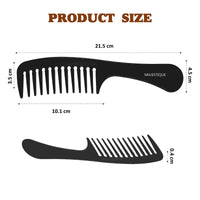 Majestique Hair Detangling Comb With Wide Teeth Assorted 1 Piece