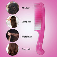Majestique Round Handle Comb Assorted 1 Piece