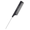 Majestique Steel Tail Comb for Hair Styling Black 1 Piece