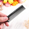 Majestique Steel Tail Comb for Hair Styling Black 1 Piece
