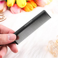 Majestique Steel Tail Comb for Hair Styling Black 1 Piece