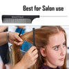 Majestique Steel Tail Comb for Hair Styling Black 1 Piece