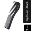 Majestique Professional 7.4 Inch Black Carbon Fiber Anti Static Comb 1 Piece