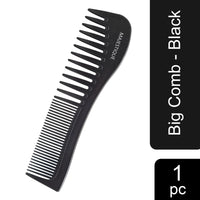 Majestique Professional 7.4 Inch Black Carbon Fiber Anti Static Comb 1 Piece