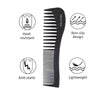 Majestique Professional 7.4 Inch Black Carbon Fiber Anti Static Comb 1 Piece