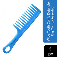 Majestique Wide Tooth Comb Detangler Big Comb Assorted 1 Piece