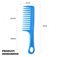 Majestique Wide Tooth Comb Detangler Big Comb Assorted 1 Piece