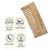 Majestique Wooden Wide Tooth Comb 1 Piece