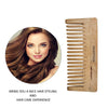 Majestique Wooden Wide Tooth Comb 1 Piece