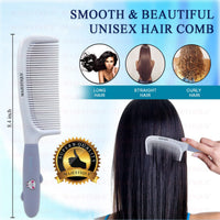 Majestique Rubber Grip Handle Comb 1 Piece