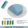 Majestique Moisturizing Body Wash With Sponge Foot Buffer Assorted 1 Piece