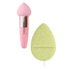 Majestique Facial Cleaning Sponge With Mushroom Makeup Sponge Combo
