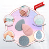Majestique Facial Cleaning Sponge With Mushroom Makeup Sponge Combo