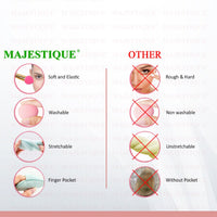 Majestique Facial Cleaning Sponge With Mushroom Makeup Sponge Combo