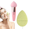 Majestique Facial Cleaning Sponge With Mushroom Makeup Sponge Combo