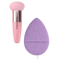 Majestique Facial Cleaning Sponge And Mushroom Makeup Sponge With Finger Glove Combo