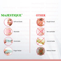 Majestique Facial Cleaning Sponge And Mushroom Makeup Sponge With Finger Glove Combo