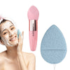 Majestique Facial Cleaning Sponge with Cut Makeup Sponge forCMB538 1 Piece