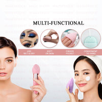 Majestique Facial Cleaning Sponge with Cut Makeup Sponge forCMB538 1 Piece