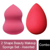 Majestique Beauty Makeup Sponge Set Assorted 2 Pieces