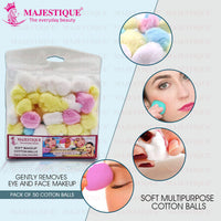 Majestique Natural Cotton Ball For Makeup 1 Piece