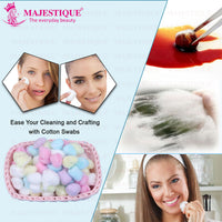 Majestique Natural Cotton Ball For Makeup 1 Piece