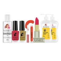 Asmee Hamper 2 Lipstick | Nail Polish | Shampoo | Conditioner | Sanitizer
