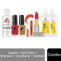 Asmee Hamper 2 Lipstick | Nail Polish | Shampoo | Conditioner | Sanitizer