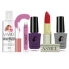 Asmee Hamper 4 Lipstick | Sanitizer | Nail Polish